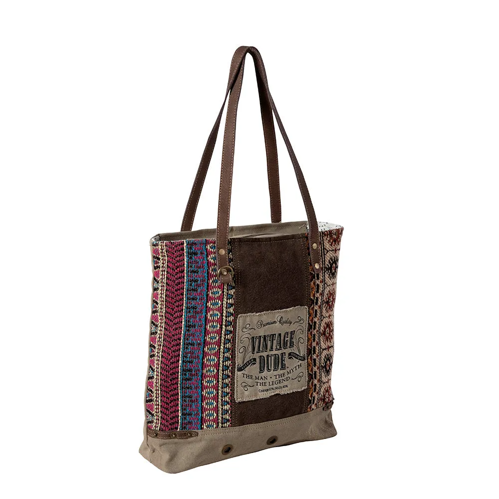 Vintage Journeys Tote Bag sold by Myra Bag product image thumbnail 2