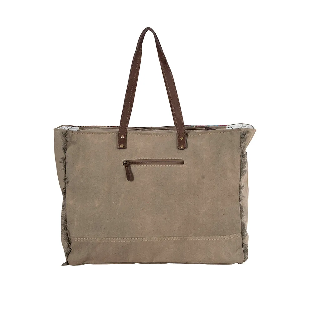 Vintage Journeys Weekender Bag sold by Myra Bag product image thumbnail 3