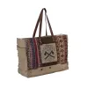 Vintage Journeys Weekender Bag sold by Myra Bag