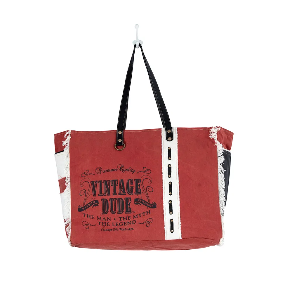 Western Vintage Weekender Bag sold by Myra Bag product image thumbnail 5