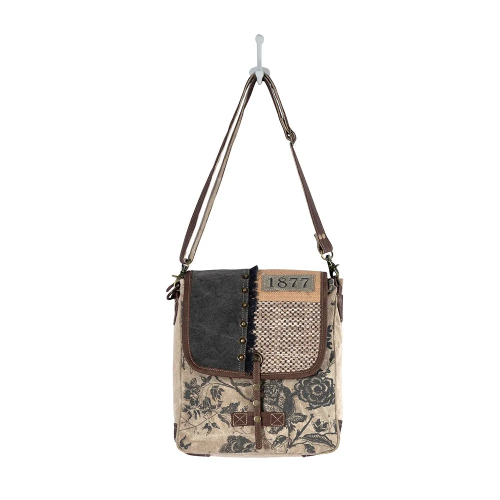 Burlander Floral Patch Shoulder Bag sold by Myra Bag product image thumbnail 4