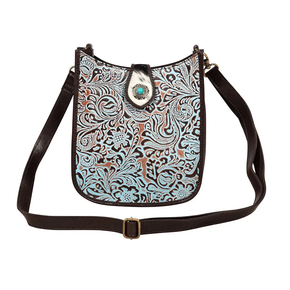 Delilah Creek Embossed Leather Bag sold by Myra Bag