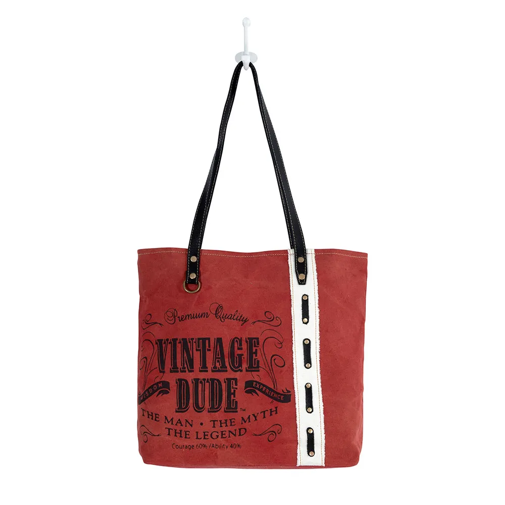 Western Vintage Tote Bag sold by Myra Bag product image thumbnail 5