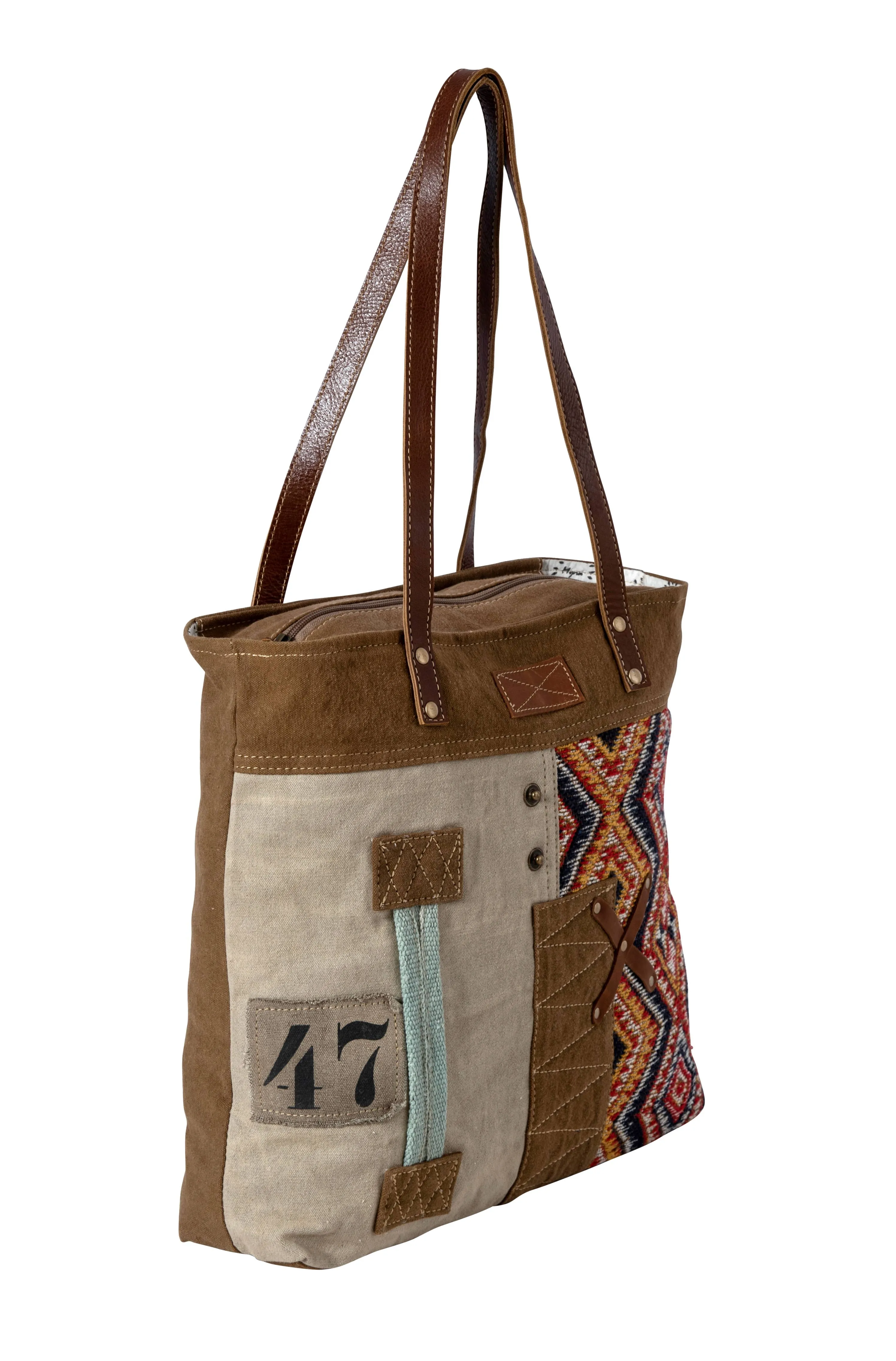 Maricopa Coach Line Tote Bag sold by Myra Bag product image thumbnail 2