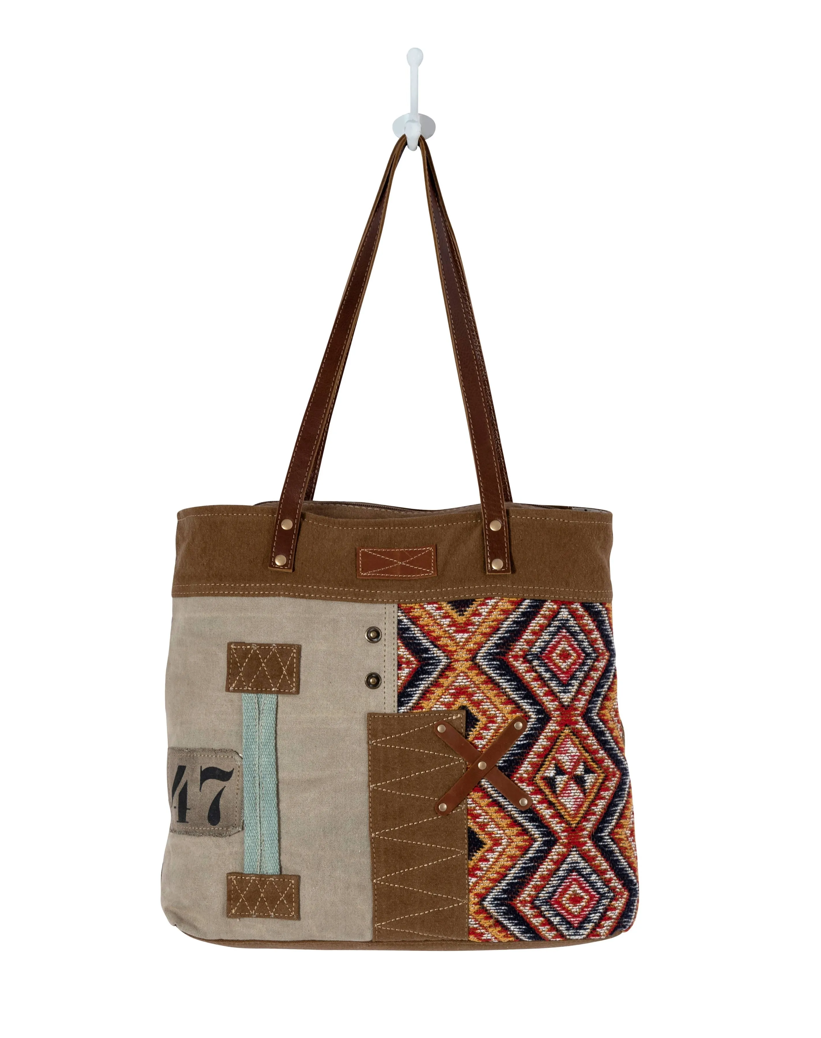 Maricopa Coach Line Tote Bag sold by Myra Bag product image thumbnail 5