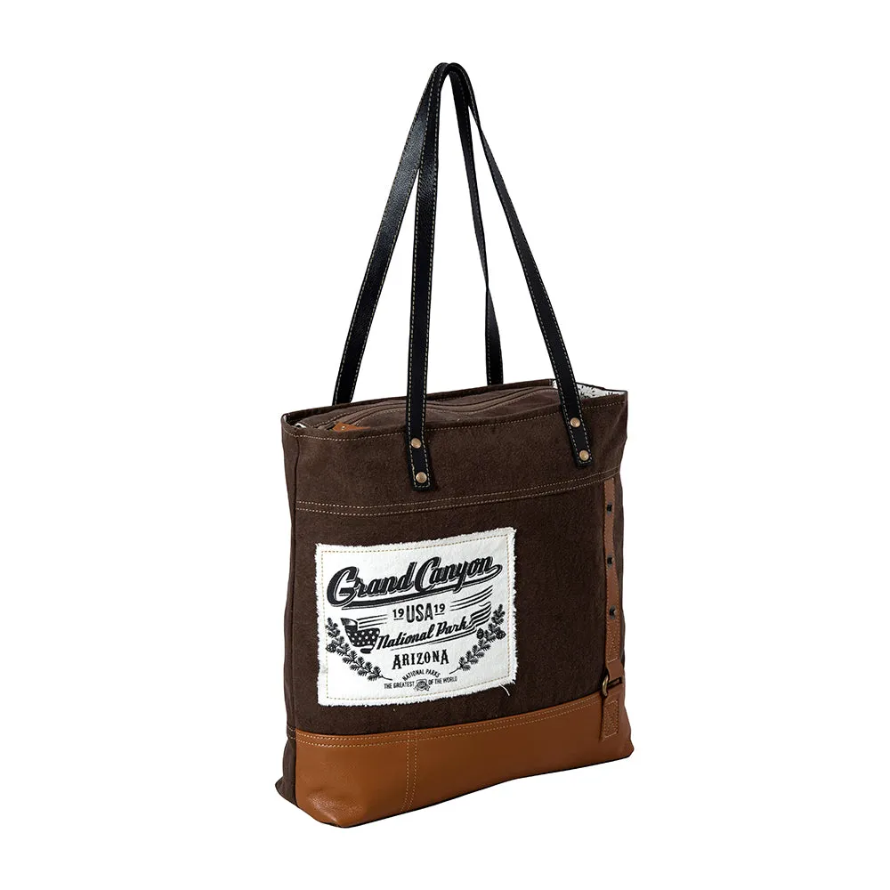 National Park Vintage Look Tote Bag sold by Myra Bag product image thumbnail 2