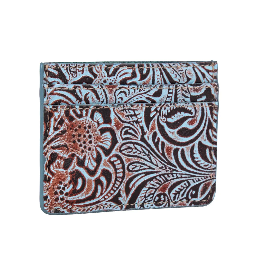 Delilah Creek Hand-tooled Credit Card Holder sold by Myra Bag product image thumbnail 2