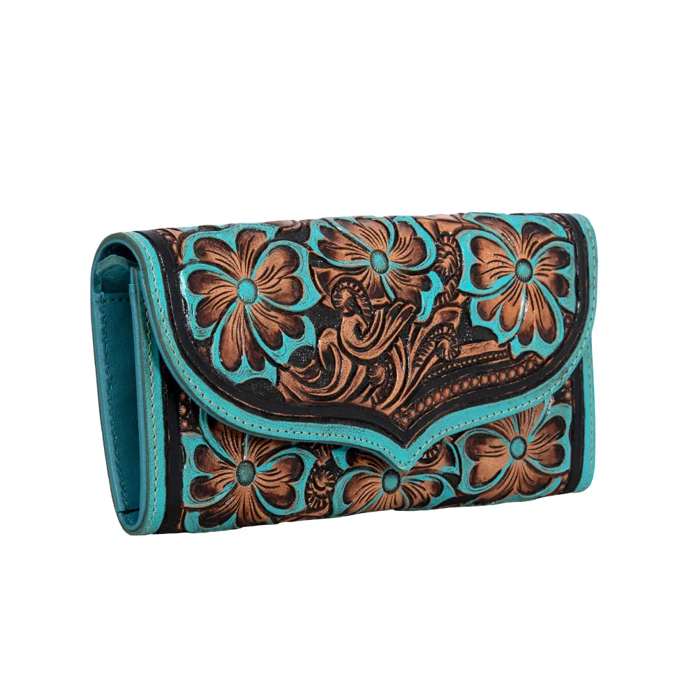 Flower Crest Ridge Wallet sold by Myra Bag product image thumbnail 2