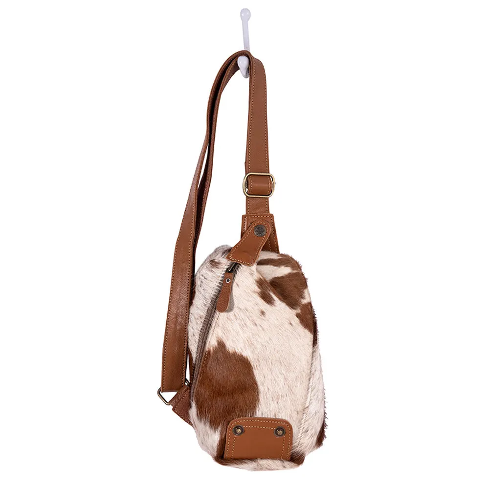 Robnette Ranch Fanny-Pack Bag In Caramel & White sold by Myra Bag