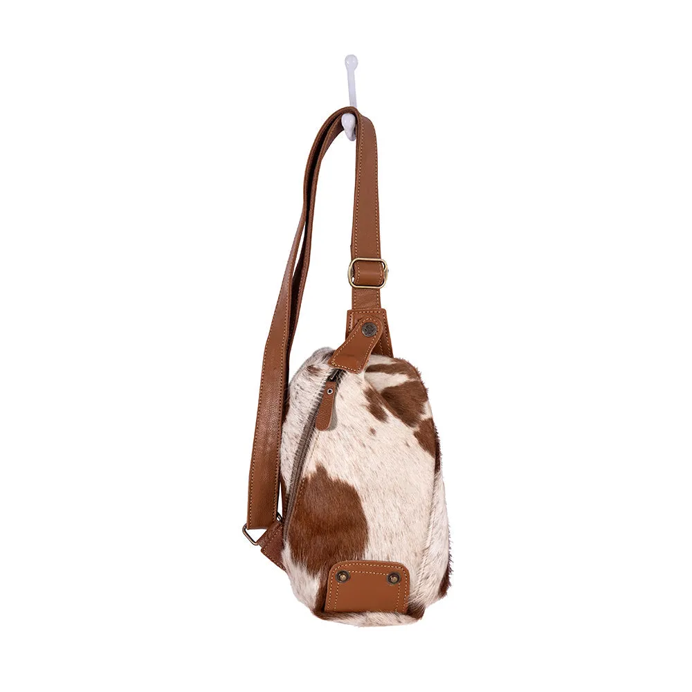 Robnette Ranch Fanny-Pack Bag In Caramel & White sold by Myra Bag product image thumbnail 3