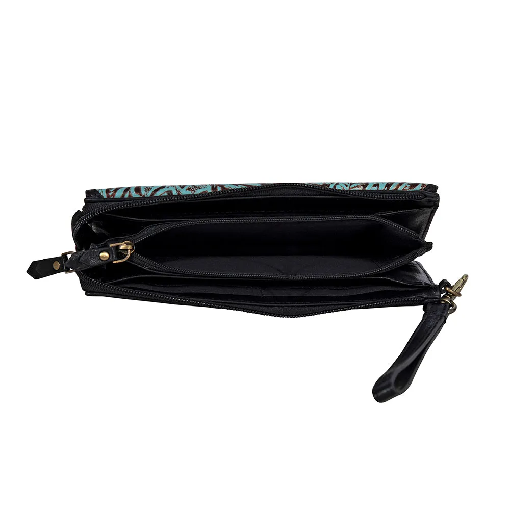 Kettle Hill Hand-Tooled Banded Wallet sold by Myra Bag product image thumbnail 4