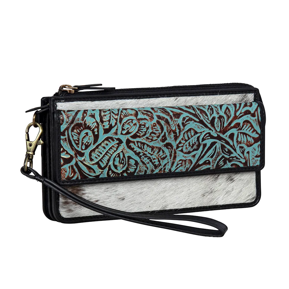 Kettle Hill Hand-Tooled Banded Wallet sold by Myra Bag product image thumbnail 2