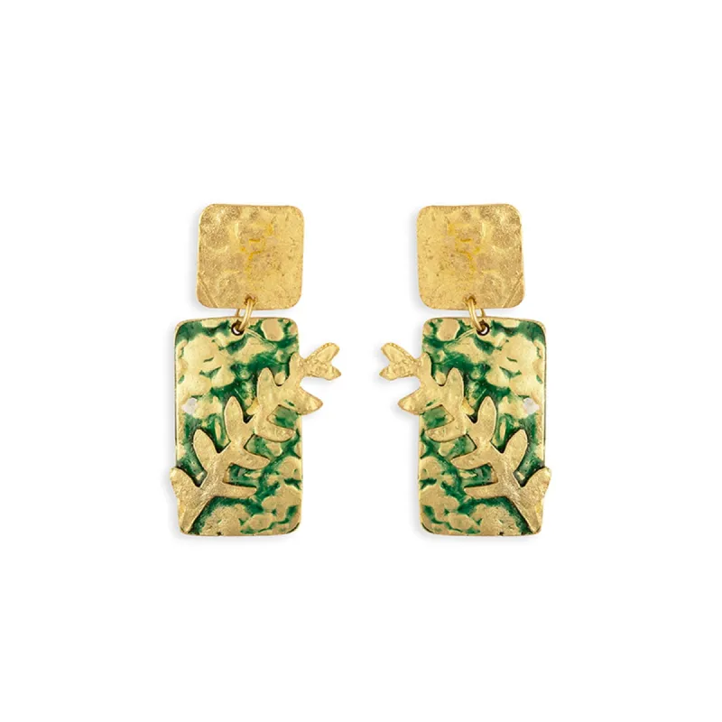 Fern Grove Earrings sold by Myra Bag