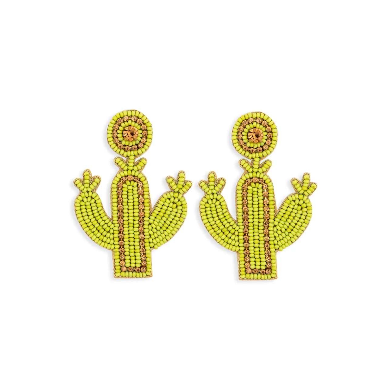 Cactus Star Beaded Earring sold by Myra Bag