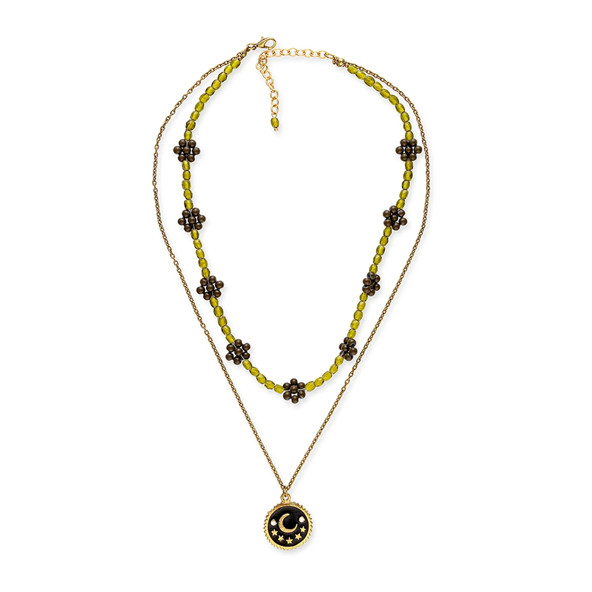 Cosmos Moon Necklace sold by Myra Bag product image thumbnail 2