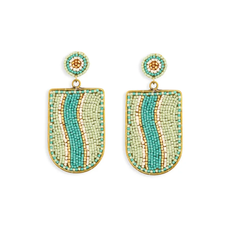 Sierra River Beaded Earrings sold by Myra Bag