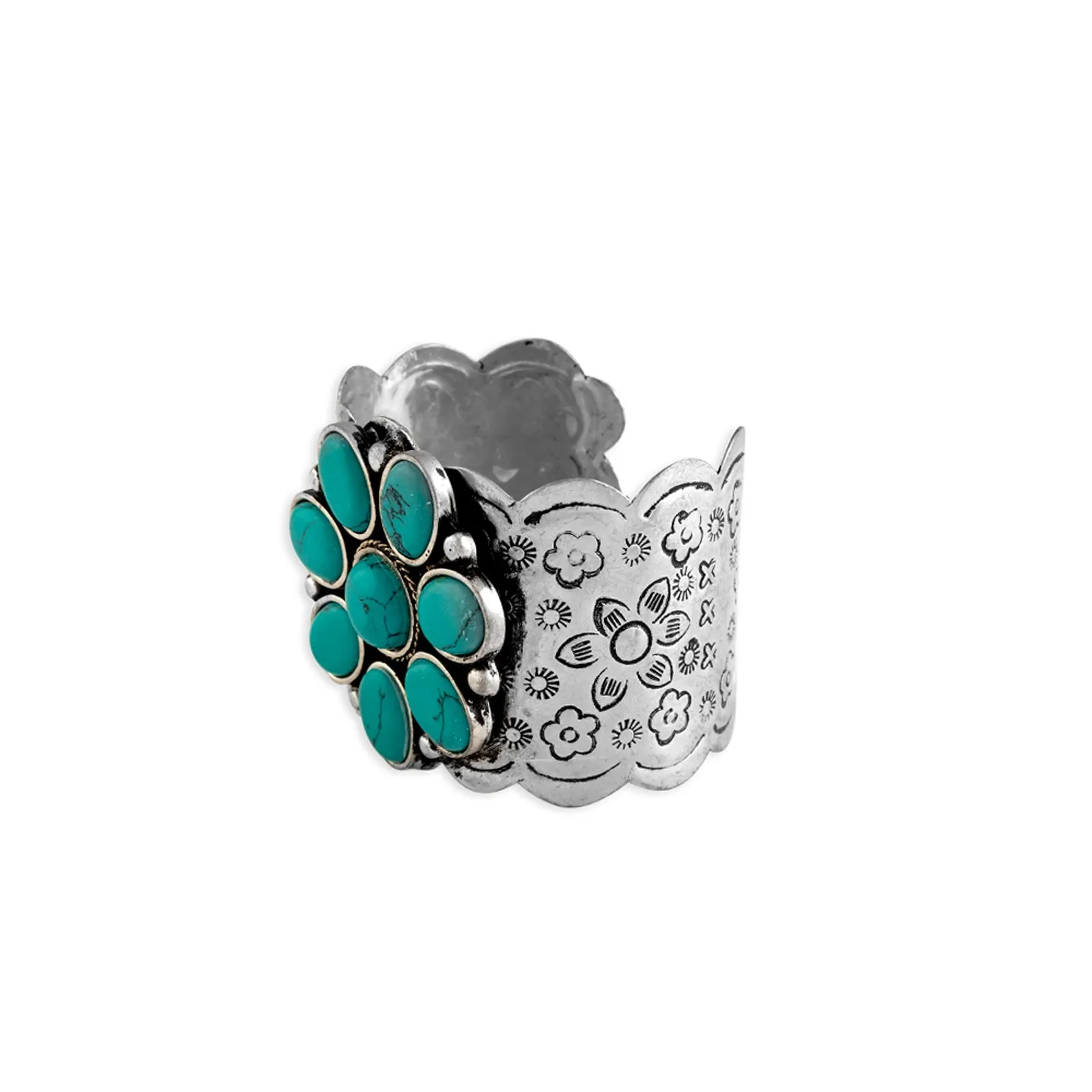 Squash Blossom Cuff Bracelet sold by Myra Bag product image thumbnail 4