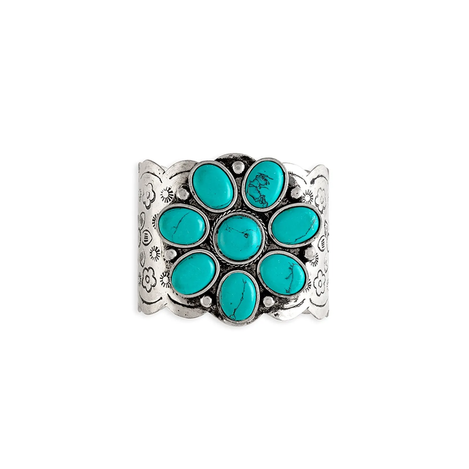 Squash Blossom Cuff Bracelet sold by Myra Bag product image thumbnail 2