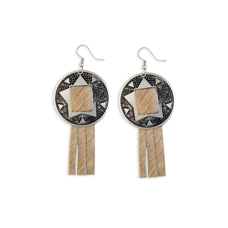Guide Star Medallion Earrings sold by Myra Bag