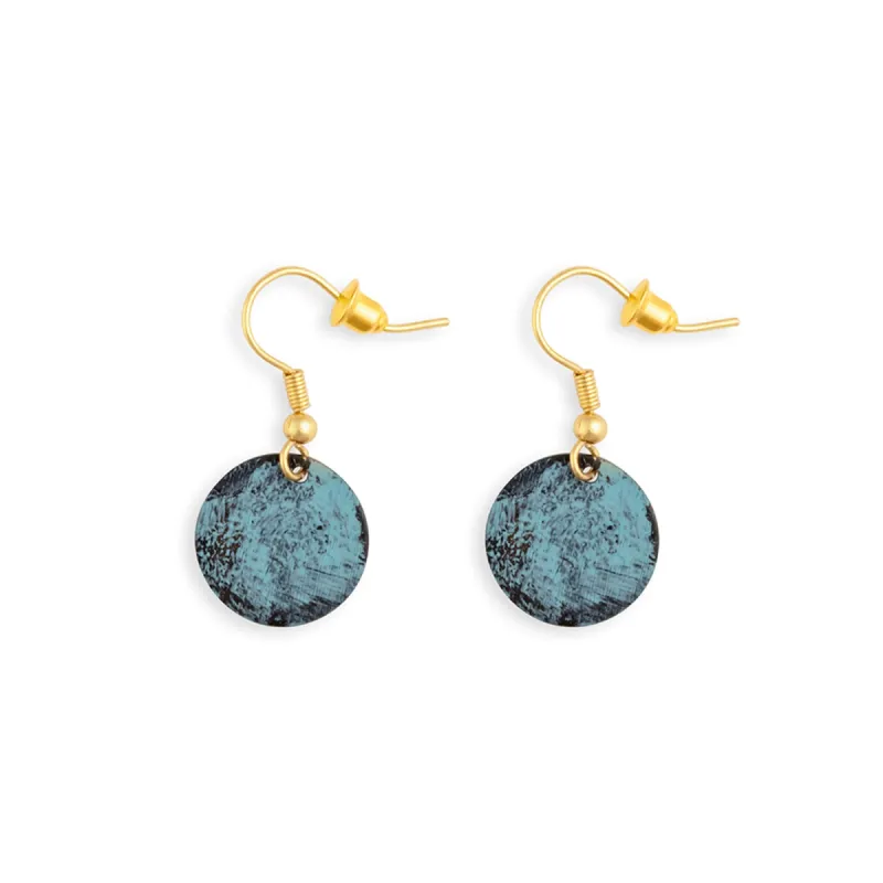 Blue Intrigue Earrings sold by Myra Bag