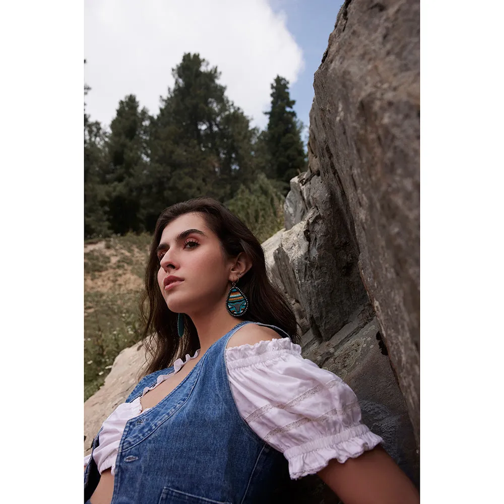 Bison Head Mesa Earrings sold by Myra Bag product image thumbnail 3