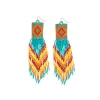 Soaring Hawk Beaded Earrings sold by Myra Bag