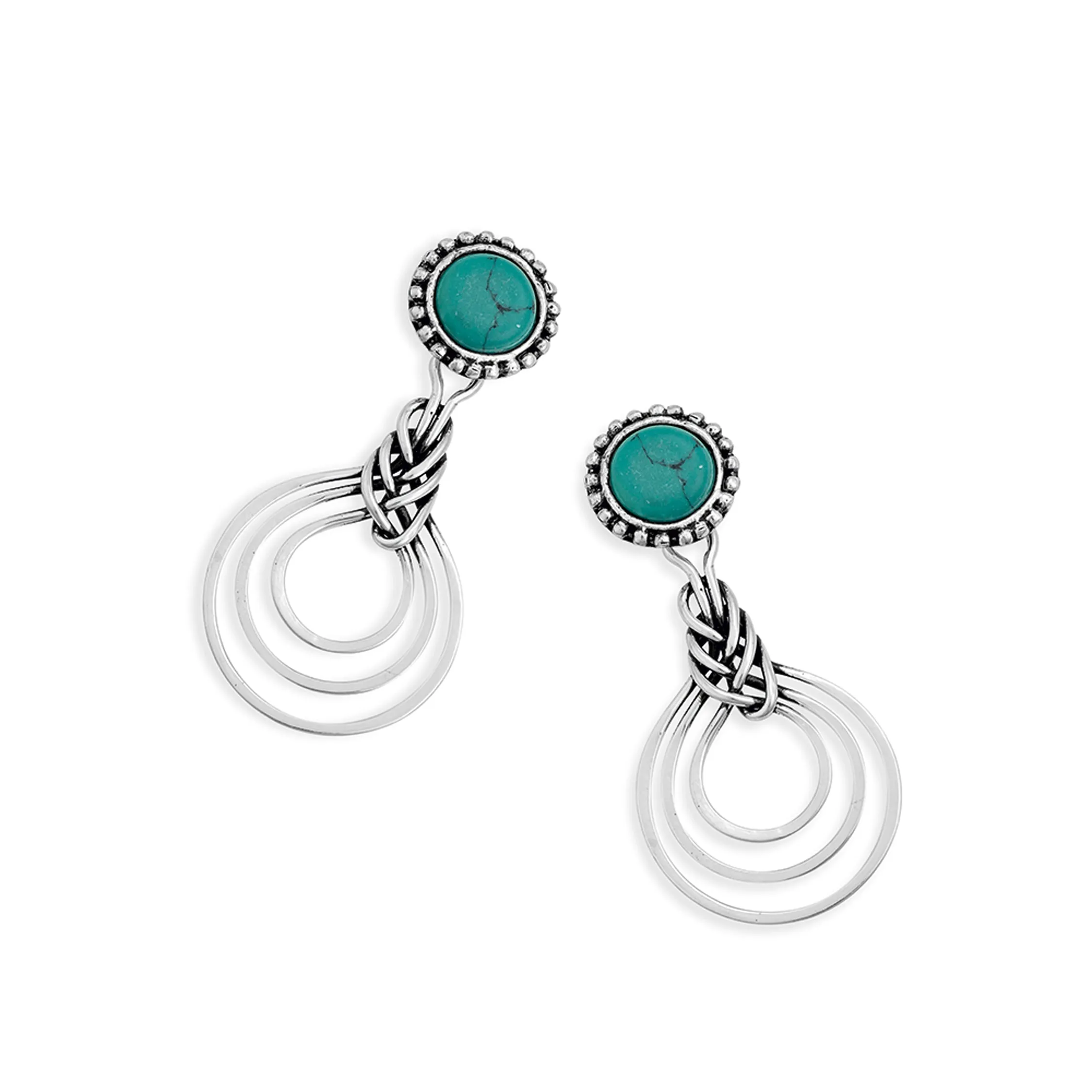 Infinity Dreams Silver Earrings sold by Myra Bag product image thumbnail 2