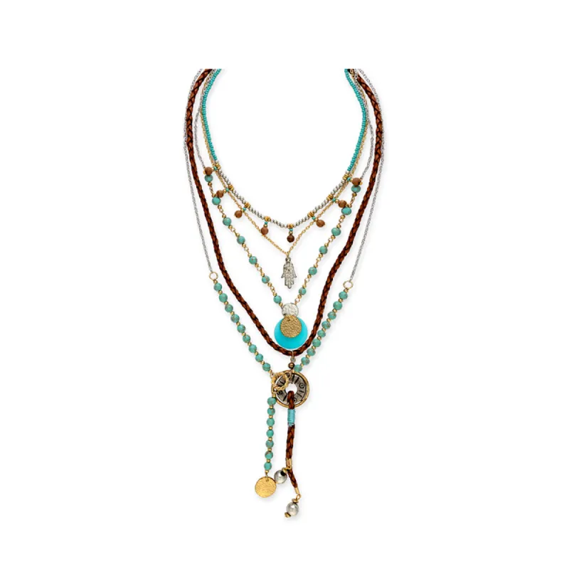 Southwest Spirit Multistrand Necklace sold by Myra Bag