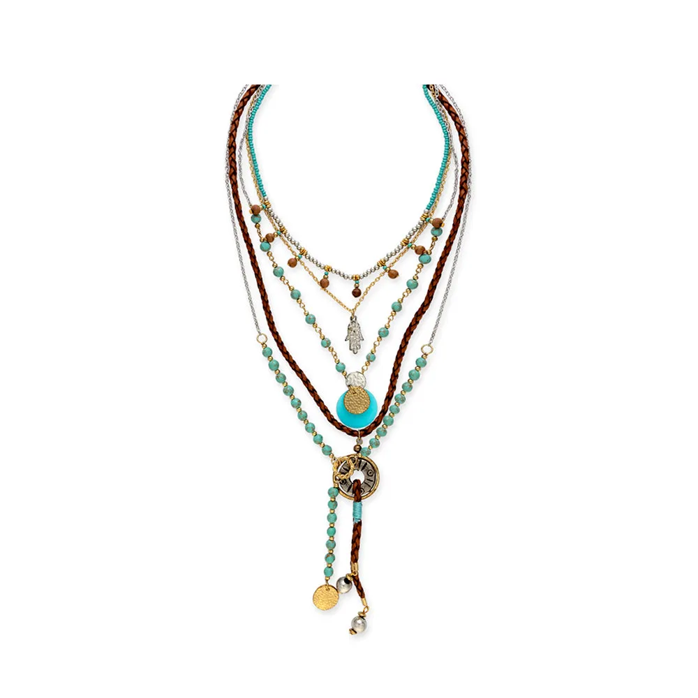 Southwest Spirit Multistrand Necklace sold by Myra Bag