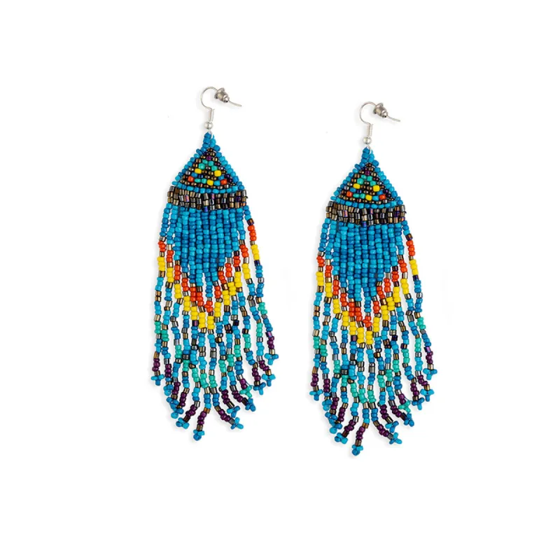Power Spirit Beaded Earrings sold by Myra Bag