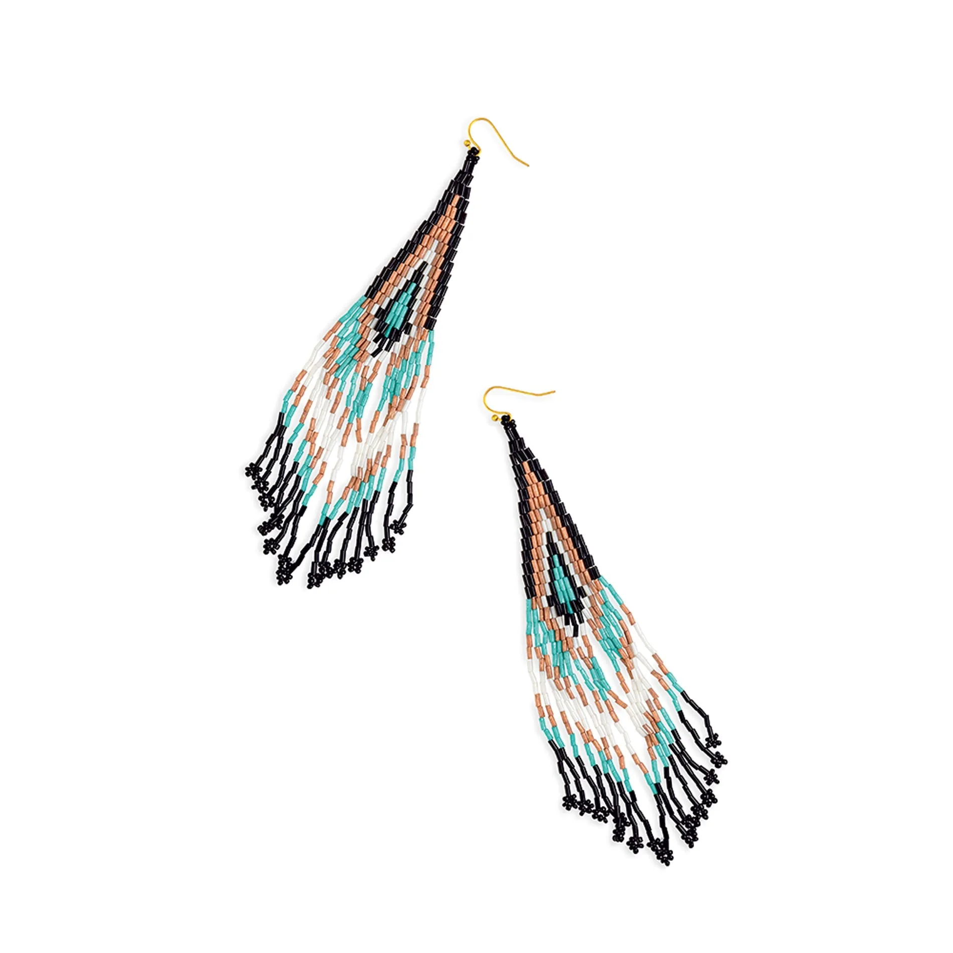 Spirit Feather Beaded Earrings sold by Myra Bag product image thumbnail 2