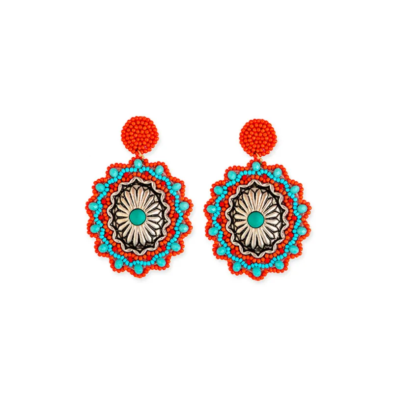 Concho Traditions Earrings sold by Myra Bag
