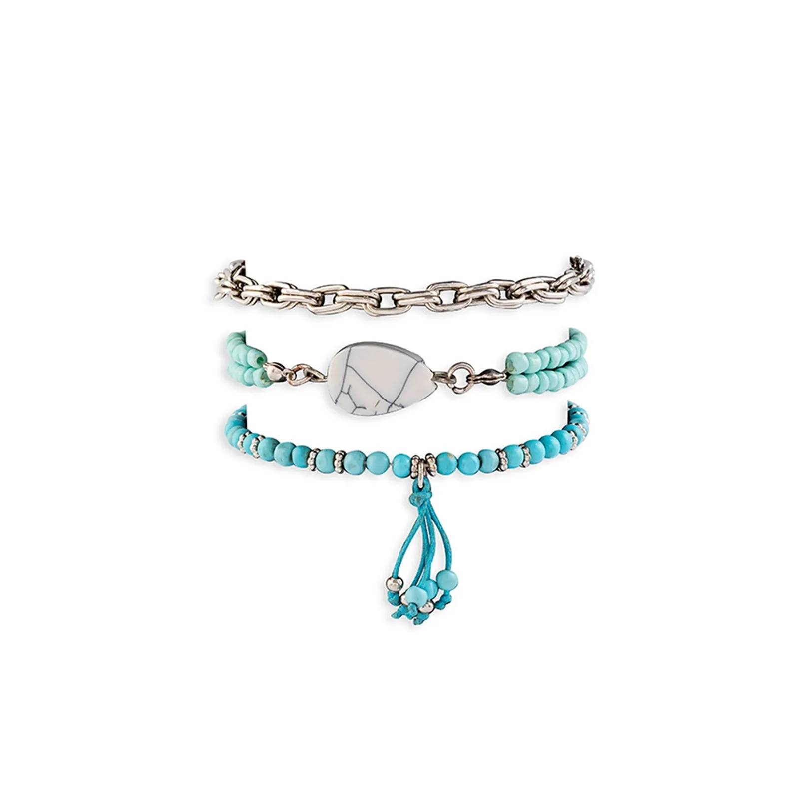 Clear Skies Multistrand Bracelet sold by Myra Bag
