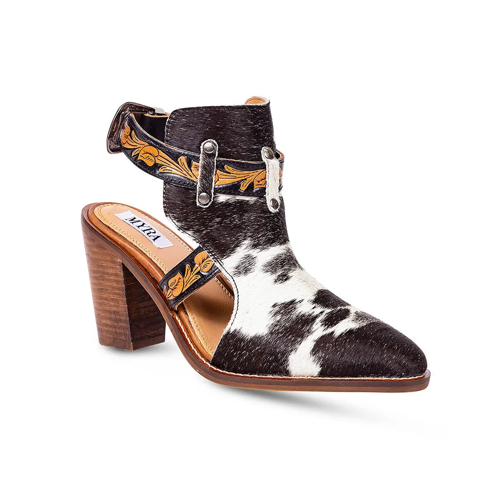 Beth Jane Boot In White And Black Hide sold by Myra Bag product image thumbnail 3