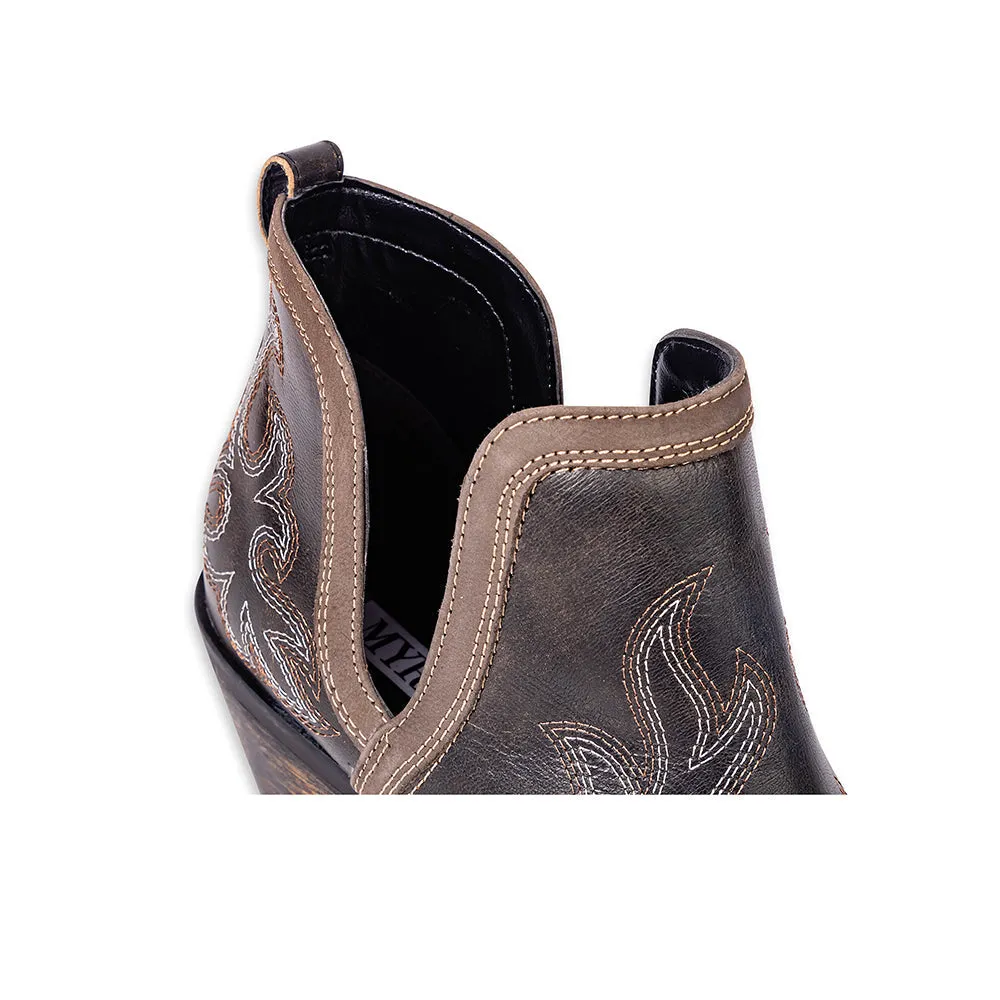 Emmie Faye Stitched Leather Boots sold by Myra Bag product image thumbnail 5