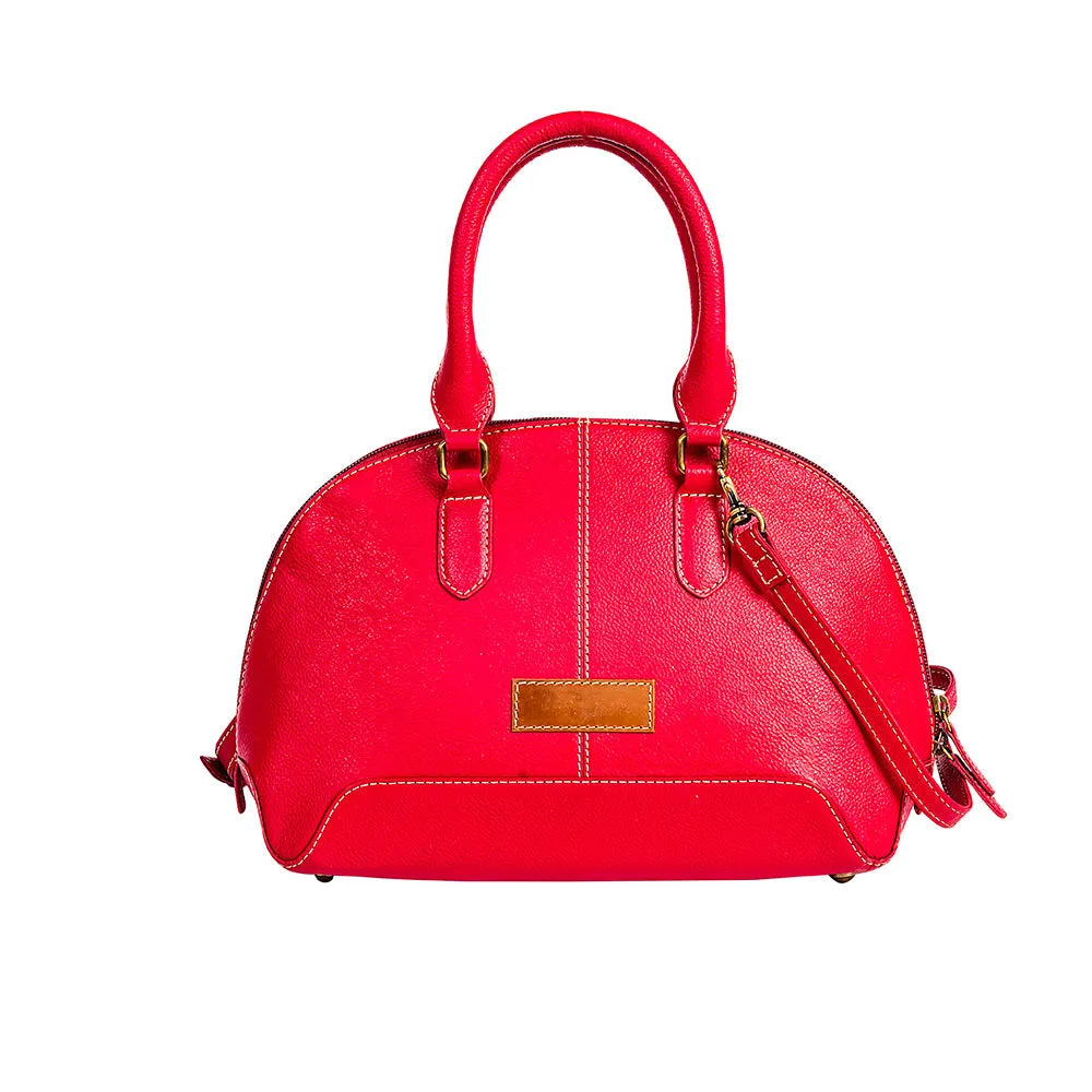 Emmylou Pass Hand-tooled Bag in Red sold by Myra Bag product image thumbnail 3