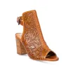 Monika Boot In Hand-tooled Leather sold by Myra Bag