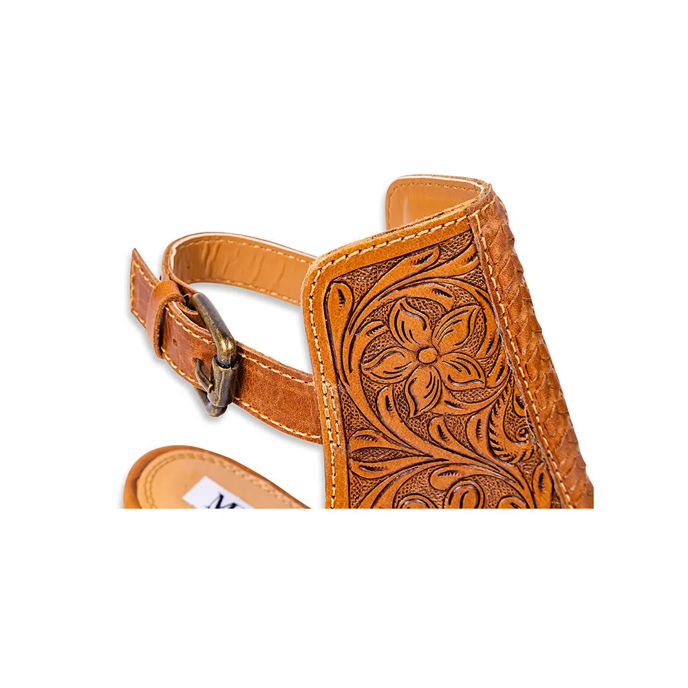 Monika Boot In Hand-tooled Leather sold by Myra Bag product image thumbnail 5