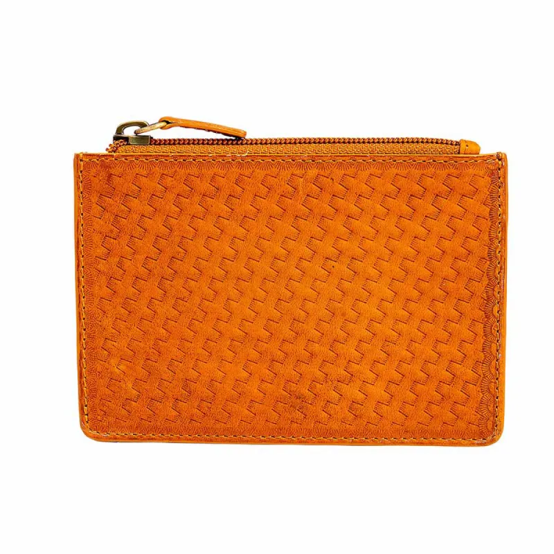 Winsome Trail Hand-tooled Credit Card Holder sold by Myra Bag
