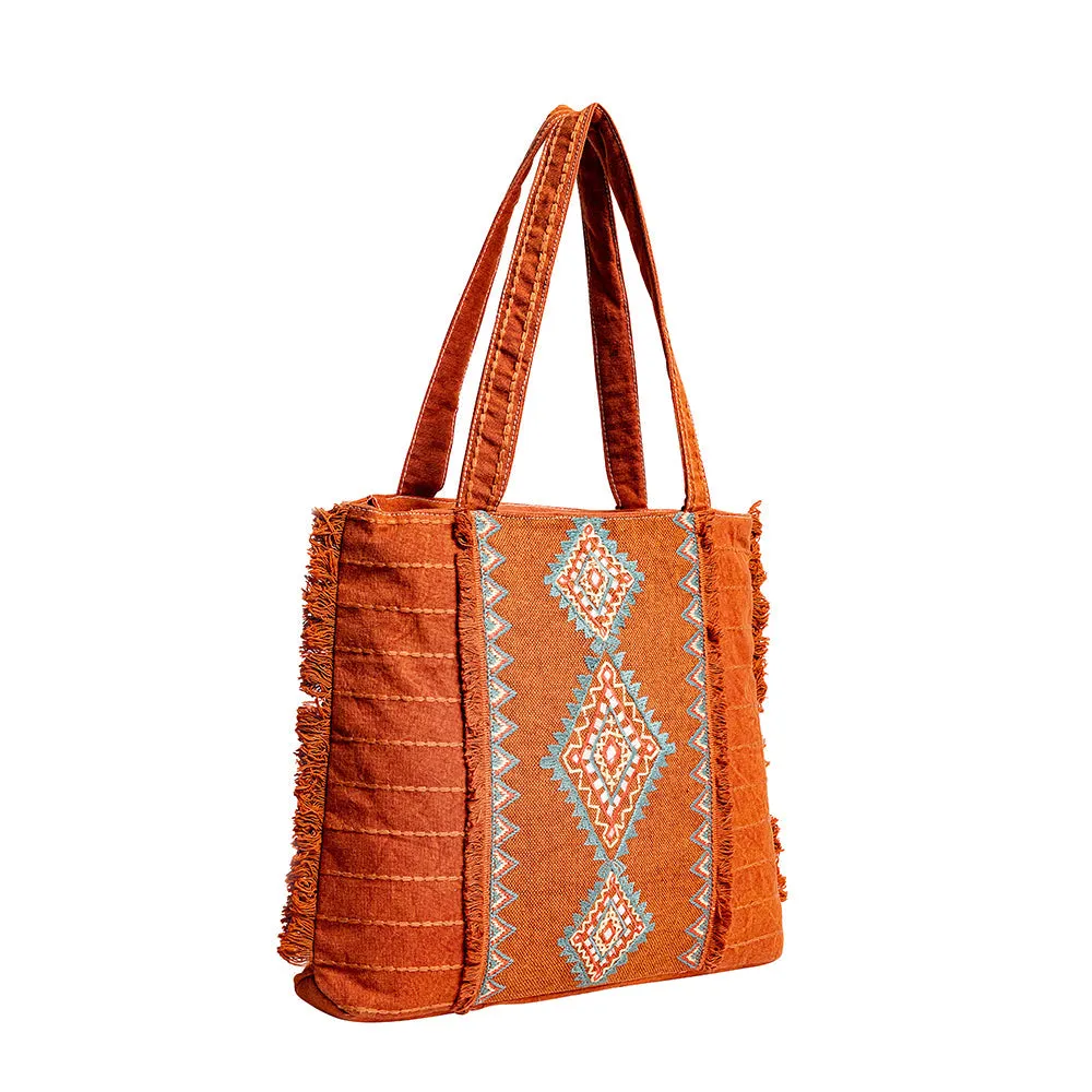 Diamond Trail Tote Bag sold by Myra Bag product image thumbnail 2