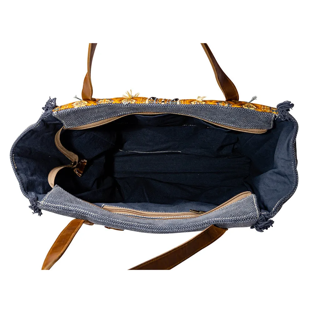 Buttercup Meadow Tote Bag sold by Myra Bag product image thumbnail 4