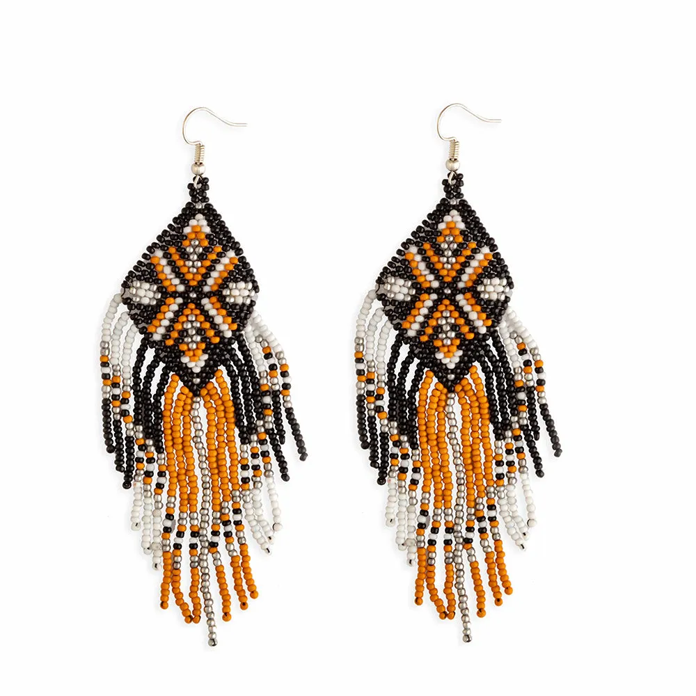 Pecos Mesa Beaded Earrings sold by Myra Bag