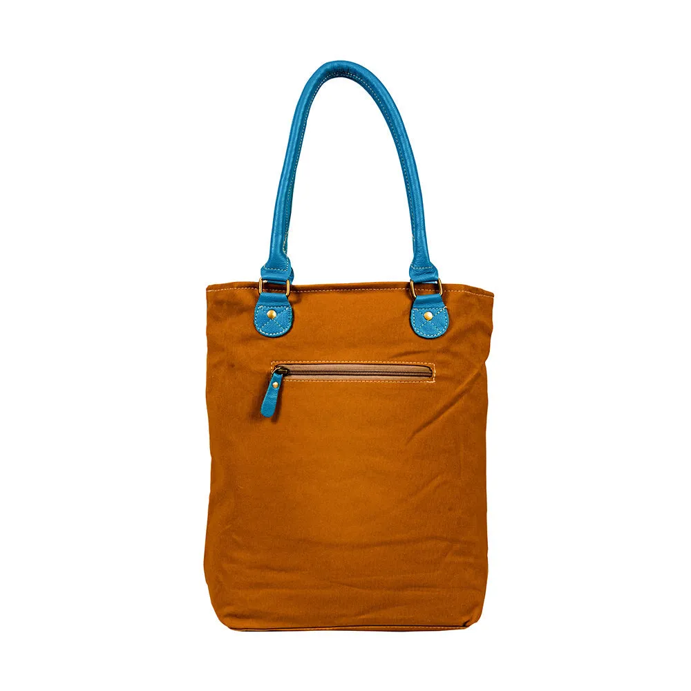 Blue Ridge Blooms Tote Bag sold by Myra Bag product image thumbnail 3