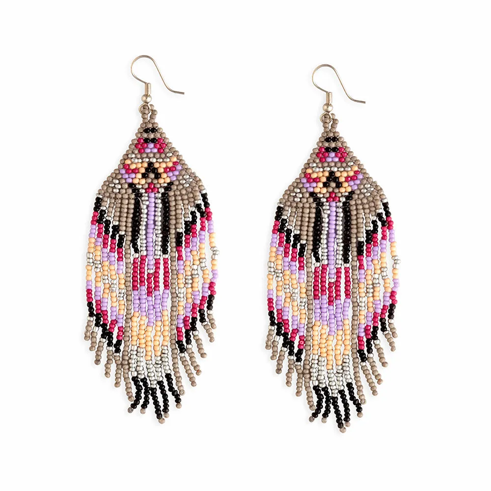 De La Dia Beaded Earrings sold by Myra Bag