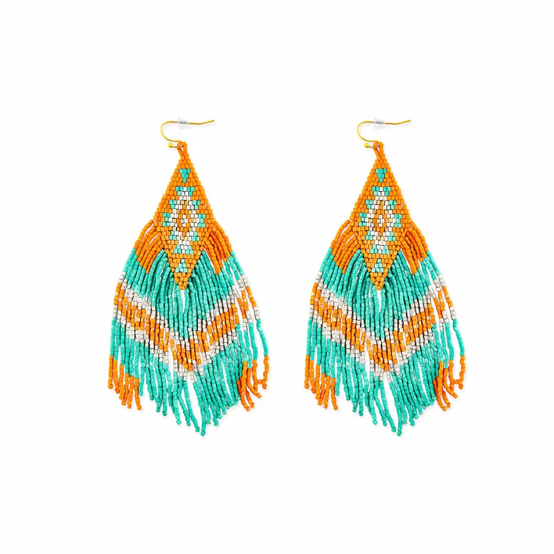 Sunset Mesa Beaded Earrings sold by Myra Bag