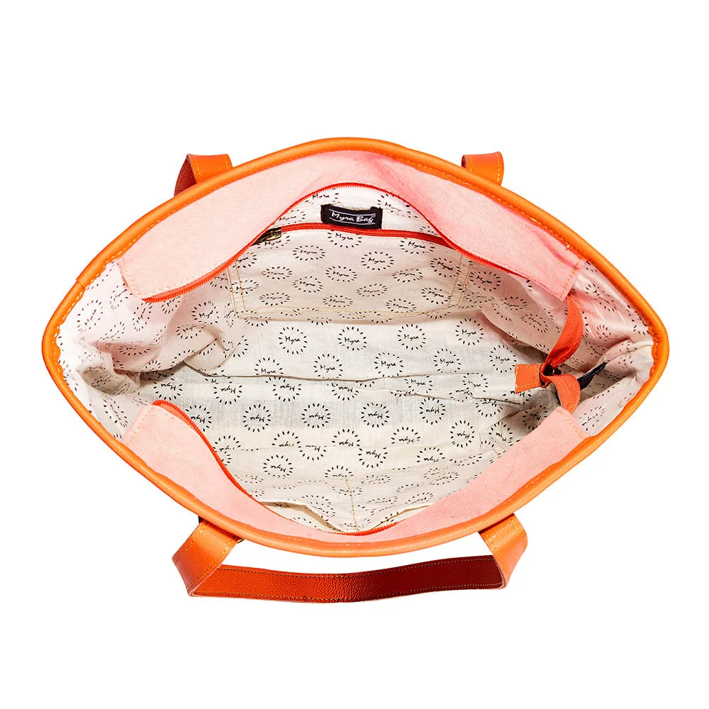 Tonga Ridge Tote Bag In Orange sold by Myra Bag product image thumbnail 4