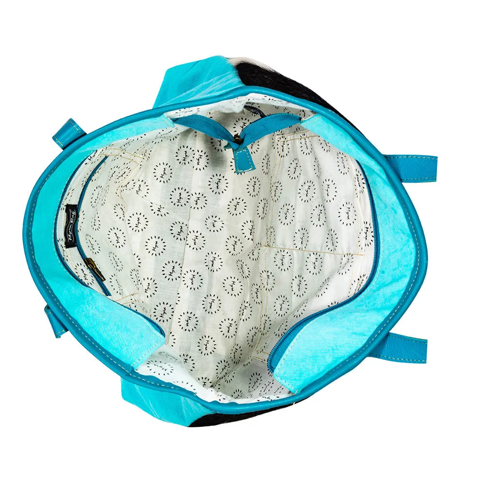 Tonga Ridge Tote Bag In Blue sold by Myra Bag product image thumbnail 4