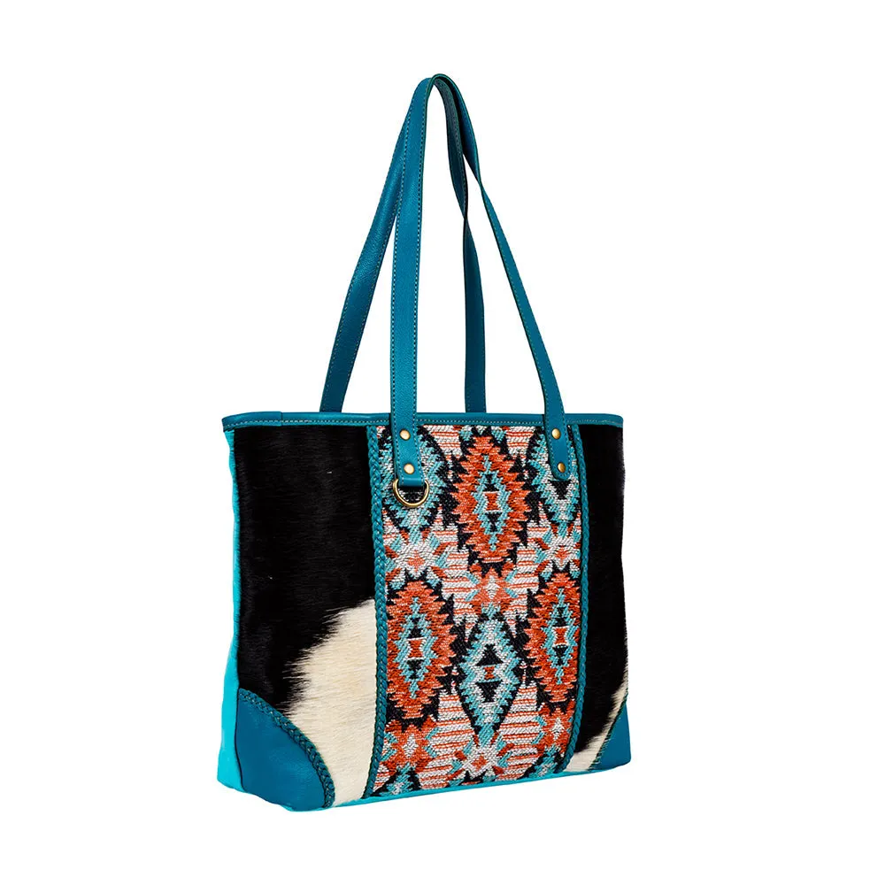 Tonga Ridge Tote Bag In Blue sold by Myra Bag product image thumbnail 2