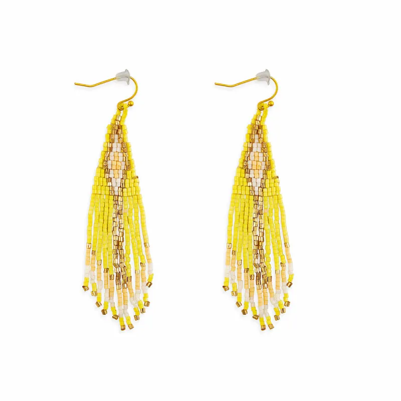 Sun Cast Beaded Earrings sold by Myra Bag