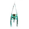 Tonga Ridge Canvas & Hairon Bag In Turquoise sold by Myra Bag